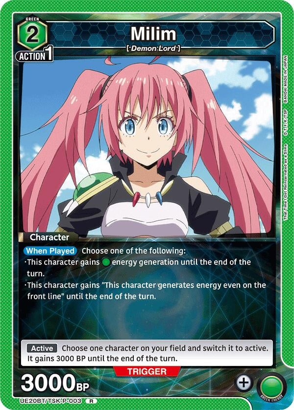 Image for Milim (P-003) (UE20BT/TSK-P-003) (UE20BT: That Time I Got Reincarnated as a Slime) (UE20BT) - Union Arena