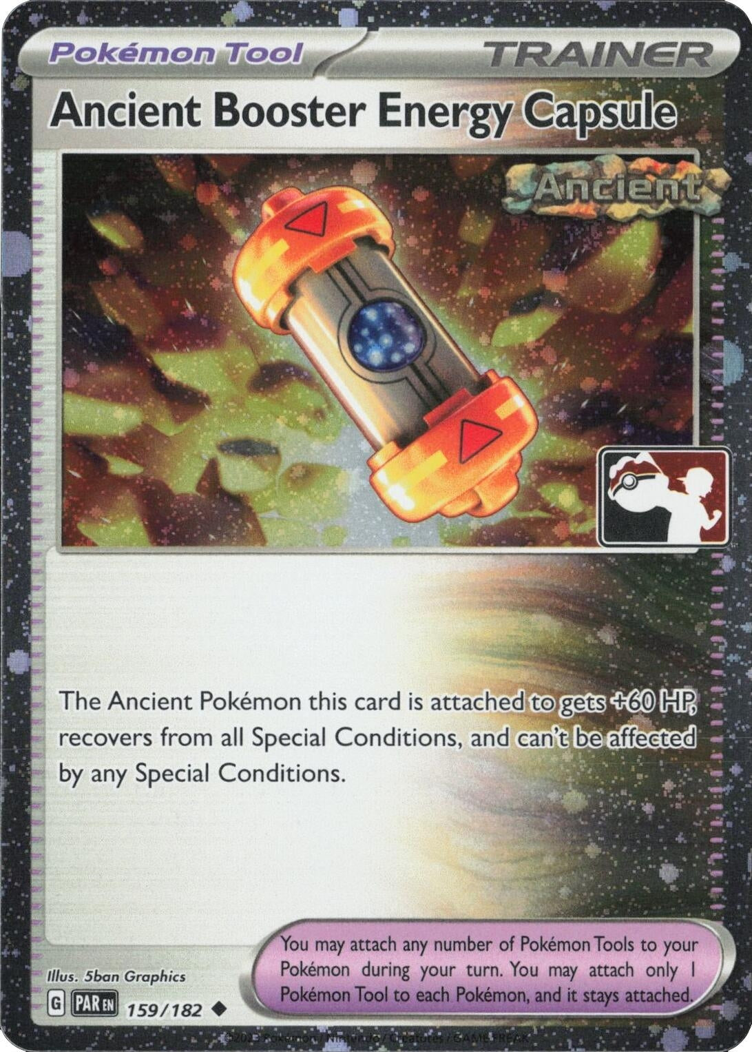 Image for Ancient Booster Energy Capsule - 159/182 (Cosmos Holo) (159/182) (Prize Pack Series Cards) - Pokemon