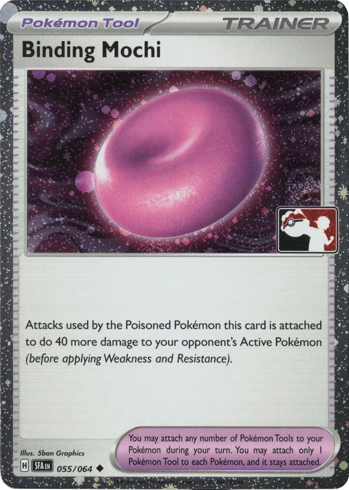 Image for Binding Mochi - 055/064 (Cosmos Holo) (055/064) (Prize Pack Series Cards) - Pokemon