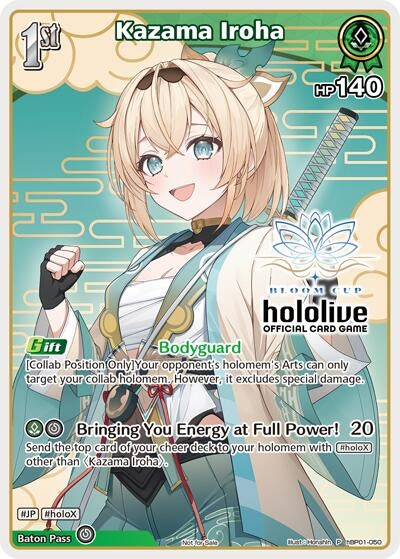 Image for Kazama Iroha (P) (hBP01-050) (Bloom Cup) (hBP01-050) (hololive OFFICIAL CARD GAME Promos) (hOCGP) - Hololive