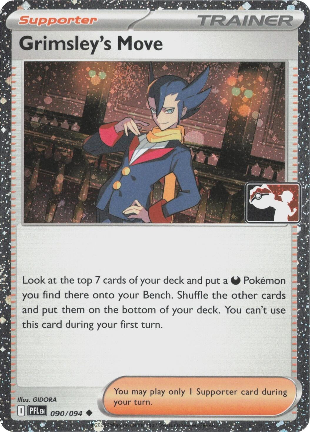 Image for Grimsley's Move - 090/094 (Cosmos Holo) (090/094) (Prize Pack Series Cards) - Pokemon
