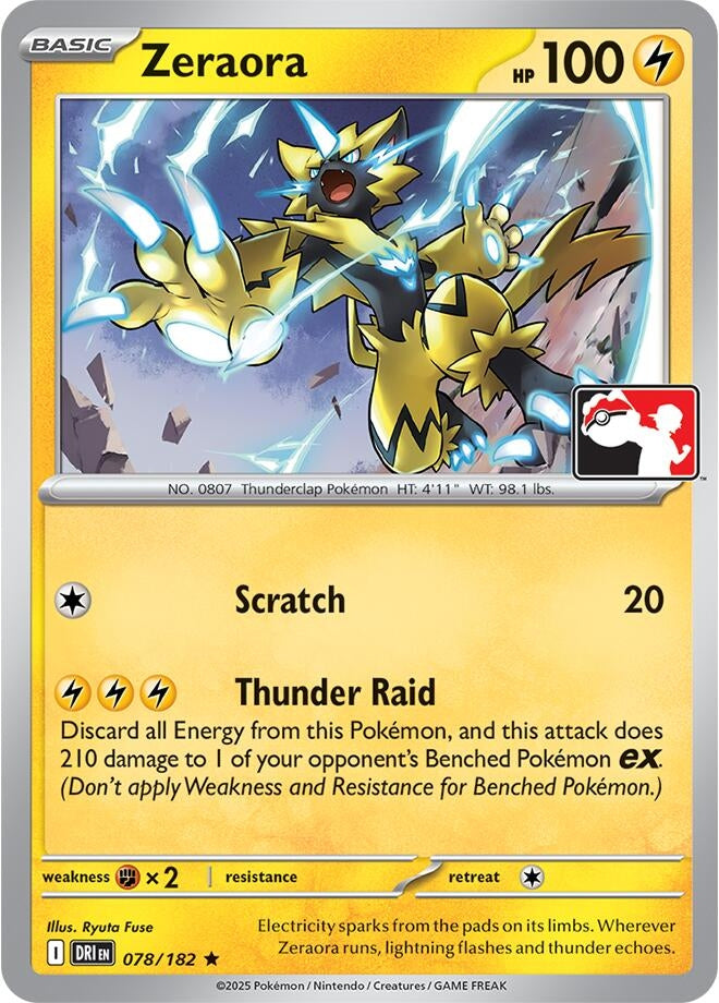 Image for Zeraora (078/182) (Prize Pack Series Cards) - Pokemon