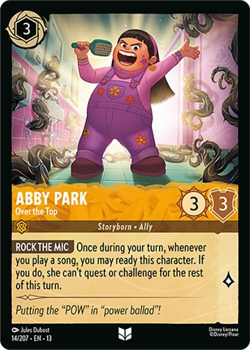 Image for Abby Park - Over the Top (14/207) (Attack of the Vine!) (13) - Disney Lorcana