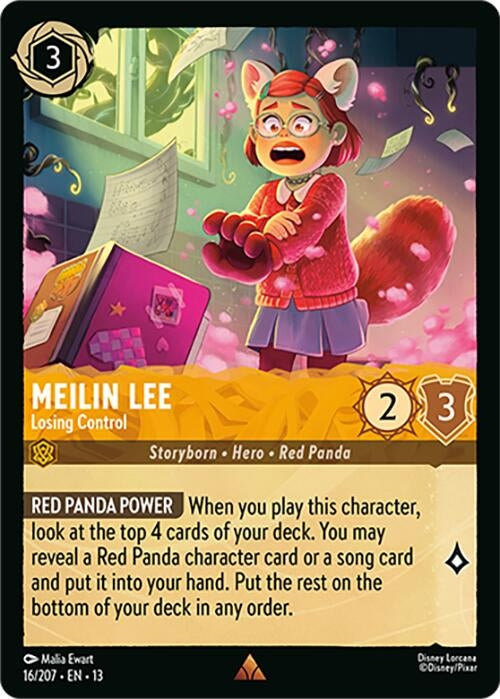 Image for Meilin Lee - Losing Control (16/207) (Attack of the Vine!) (13) - Disney Lorcana