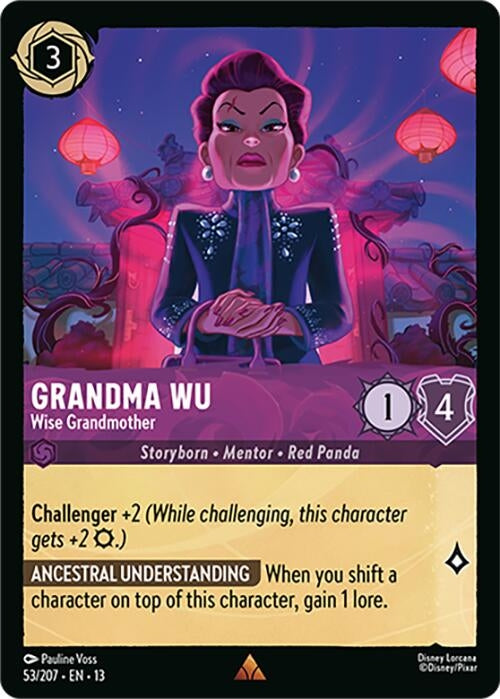 Image for Grandma Wu - Wise Grandmother (53/207) (Attack of the Vine!) (13) - Disney Lorcana