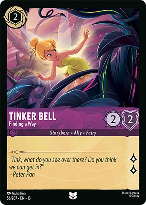 Image for Tinker Bell - Finding a Way (56/207) (Attack of the Vine!) (13) - Disney Lorcana