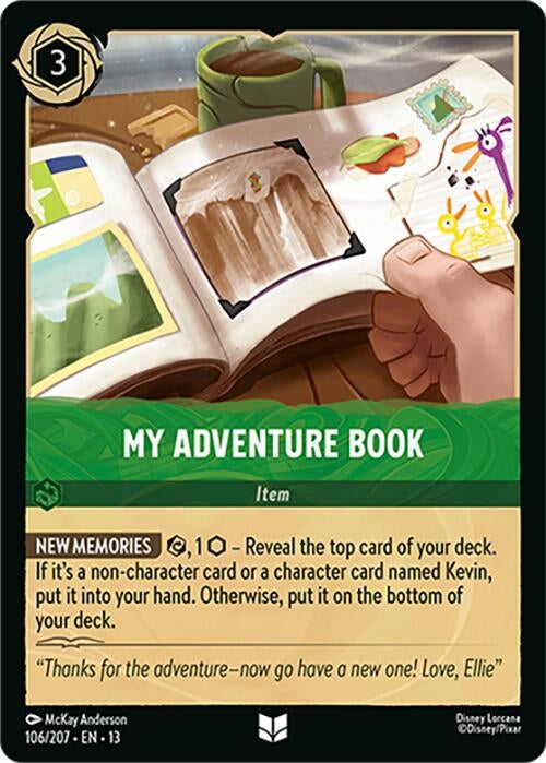Image for My Adventure Book (106/207) (Attack of the Vine!) (13) - Disney Lorcana
