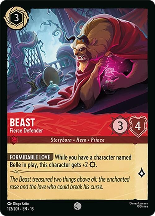 Image for Beast - Fierce Defender (122/207) (Attack of the Vine!) (13) - Disney Lorcana