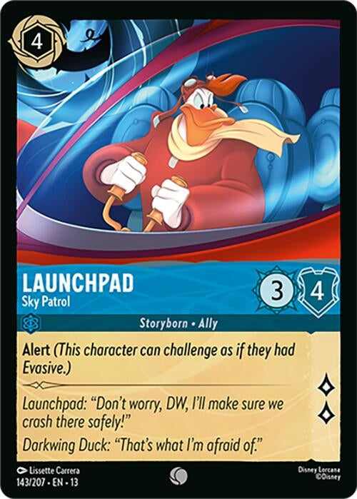 Image for Launchpad - Sky Patrol (143/207) (Attack of the Vine!) (13) - Disney Lorcana