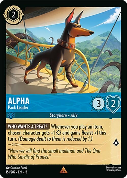 Image for Alpha - Pack Leader (151/207) (Attack of the Vine!) (13) - Disney Lorcana
