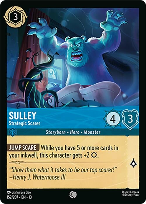 Image for Sulley - Strategic Scarer (152/207) (Attack of the Vine!) (13) - Disney Lorcana