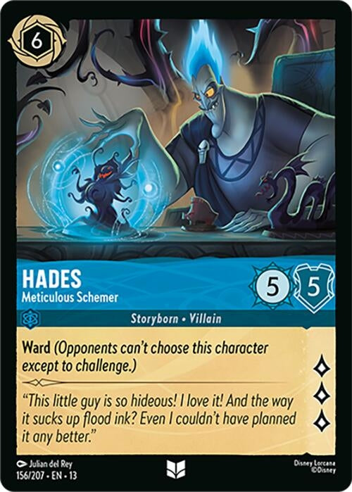 Image for Hades - Meticulous Schemer (156/207) (Attack of the Vine!) (13) - Disney Lorcana
