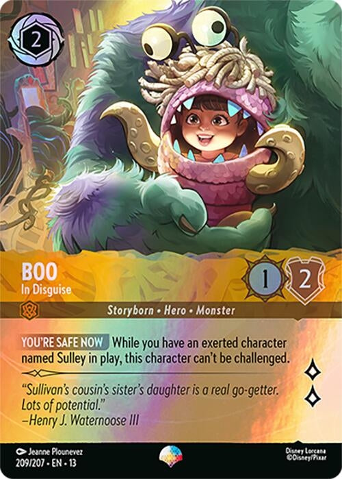 Image for Boo - In Disguise (Epic) (209/207) (Attack of the Vine!) (13) - Disney Lorcana