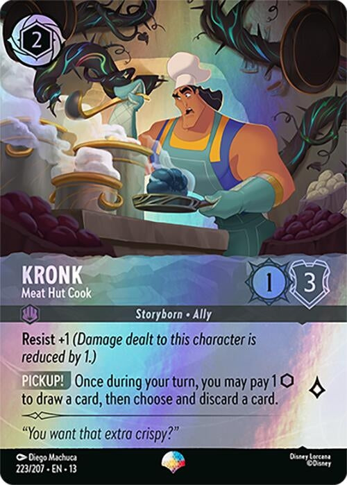 Image for Kronk - Meat Hut Cook (Epic) (223/207) (Attack of the Vine!) (13) - Disney Lorcana