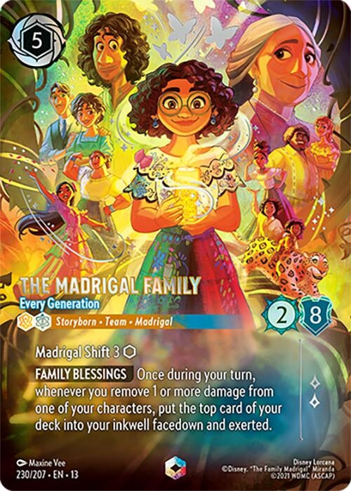 Image for The Madrigal Family - Every Generation (Enchanted) (230/207) (Attack of the Vine!) (13) - Disney Lorcana