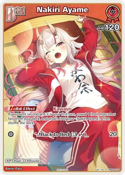 Image for Nakiri Ayame (P) (hBP06-035) (hBP06-035) (hololive OFFICIAL CARD GAME Promos) (hOCGP) - Hololive