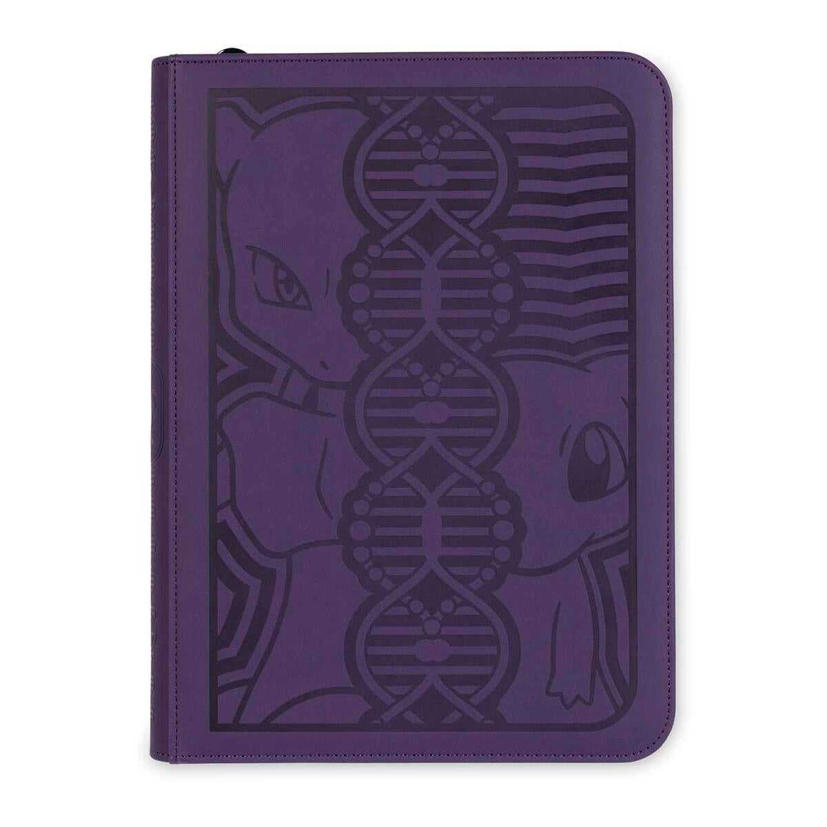 Image for Pokemon Center Exclusive: Mewtwo & Mew DNA Premium Zip Binder - Storage Albums