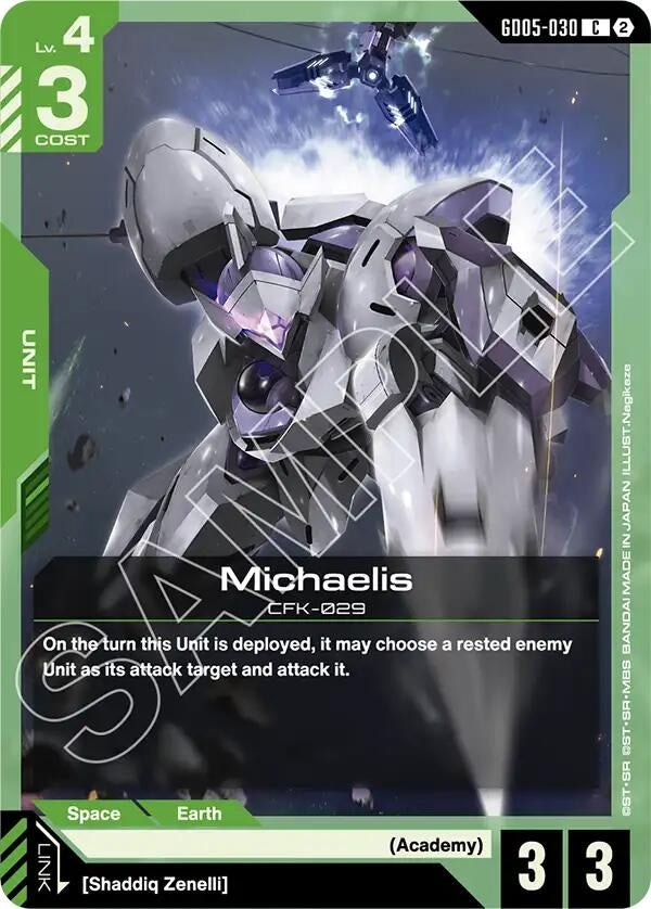Image for Michaelis (GD05-030) (Freedom Ascension) (GD05) - Gundam Card Game