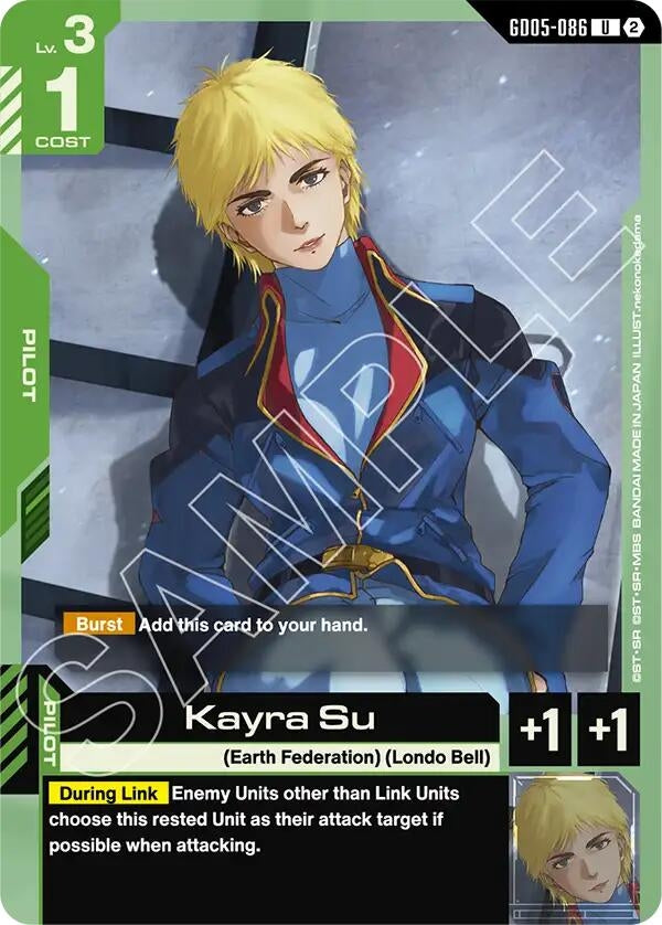 Image for Kayra Su (GD05-086) (Freedom Ascension) (GD05) - Gundam Card Game