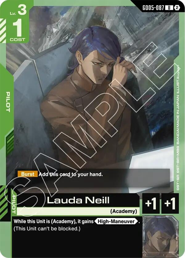 Image for Lauda Neill (GD05-087) (Freedom Ascension) (GD05) - Gundam Card Game