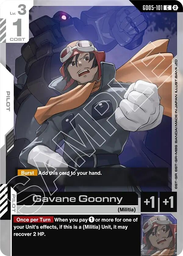 Image for Gavane Goonny (GD05-101) (Freedom Ascension) (GD05) - Gundam Card Game