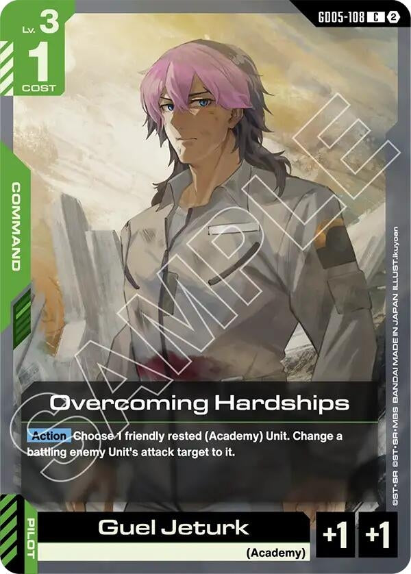 Image for Overcoming Hardships (GD05-108) (Freedom Ascension) (GD05) - Gundam Card Game