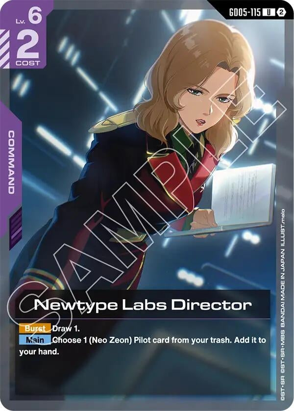 Image for Newtype Labs Director (GD05-115) (Freedom Ascension) (GD05) - Gundam Card Game