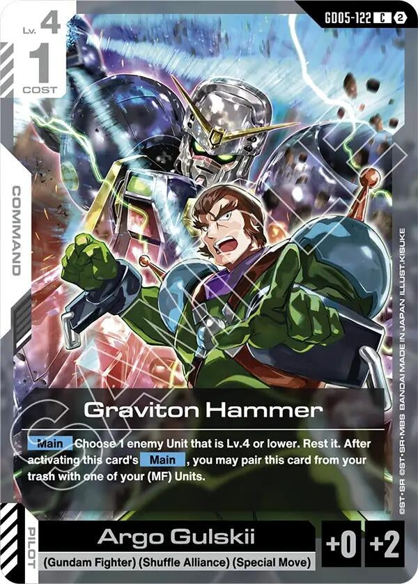 Image for Graviton Hammer (GD05-122) (Freedom Ascension) (GD05) - Gundam Card Game