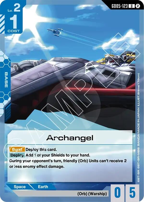 Image for Archangel (GD05-123) (Freedom Ascension) (GD05) - Gundam Card Game