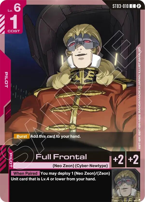 Image for Full Frontal (ST03-010) (Deck Build Box Freedom Ascension) (SC01) - Gundam Card Game