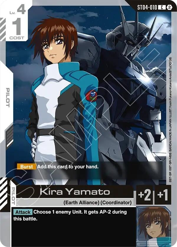Image for Kira Yamato (ST04-010) (Deck Build Box Freedom Ascension) (SC01) - Gundam Card Game