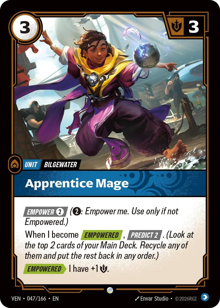 Image for Apprentice Mage (047/166) (Vendetta) (VEN) - Riftbound: League of Legends Trading Card Game