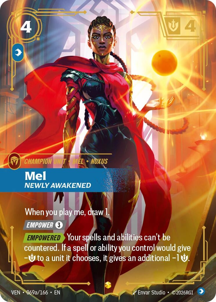 Image for Mel - Newly Awakened (Alternate Art) (069a/166) (Vendetta) (VEN) - Riftbound: League of Legends Trading Card Game