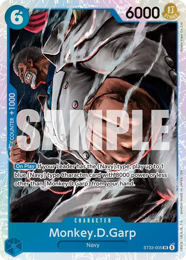 Image for Monkey.D.Garp (ST33-005) (Starter Deck 33: BLUE Kuzan) (ST-33) - One Piece Card Game