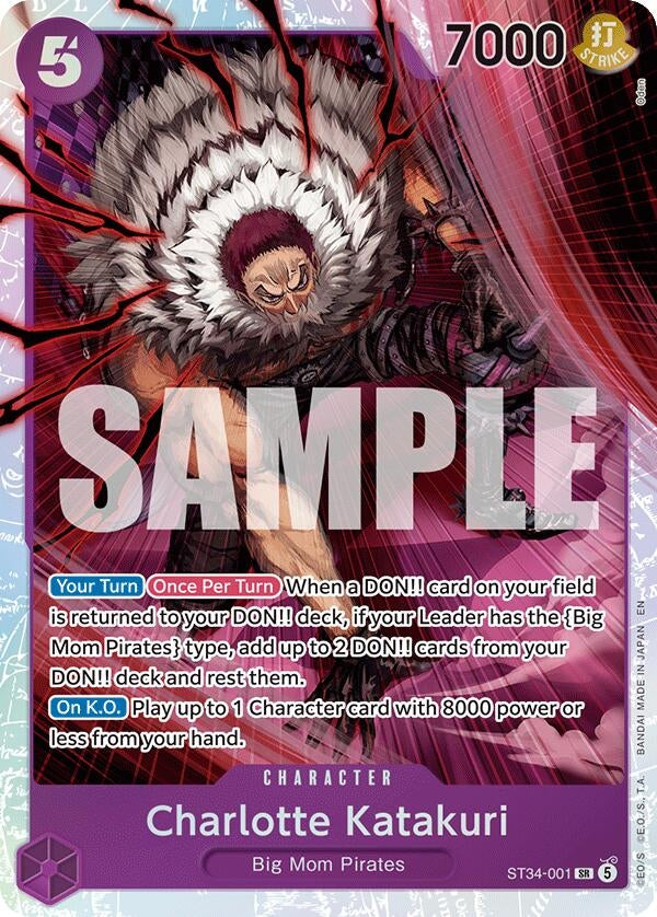 Image for Charlotte Katakuri (ST34-001) (ST34-001) (Starter Deck 34: PURPLE Charlotte Katakuri) (ST-34) - One Piece Card Game