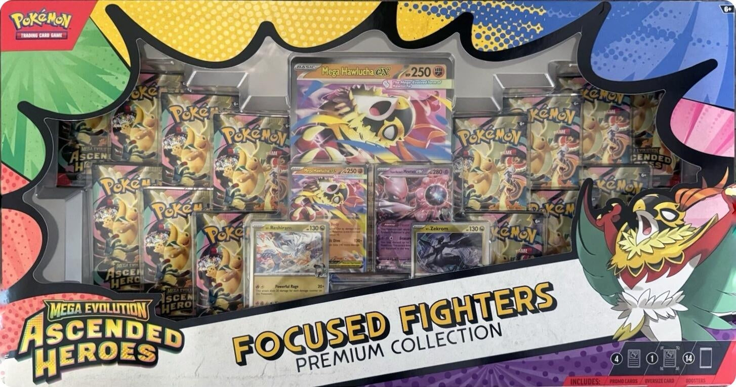 Image for Ascended Heroes Focused Fighters Premium Collection (Sam's Club) - Pokemon