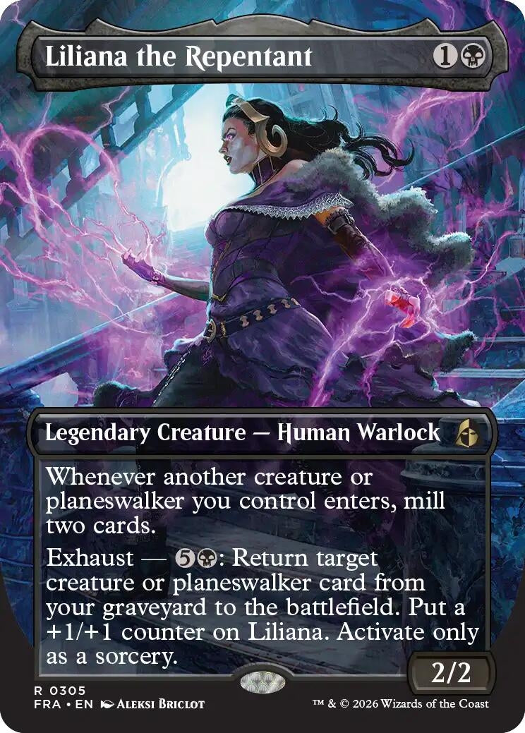 Image for Liliana the Repentant (Borderless) (305) (Reality Fracture) (FRA) - Magic: The Gathering