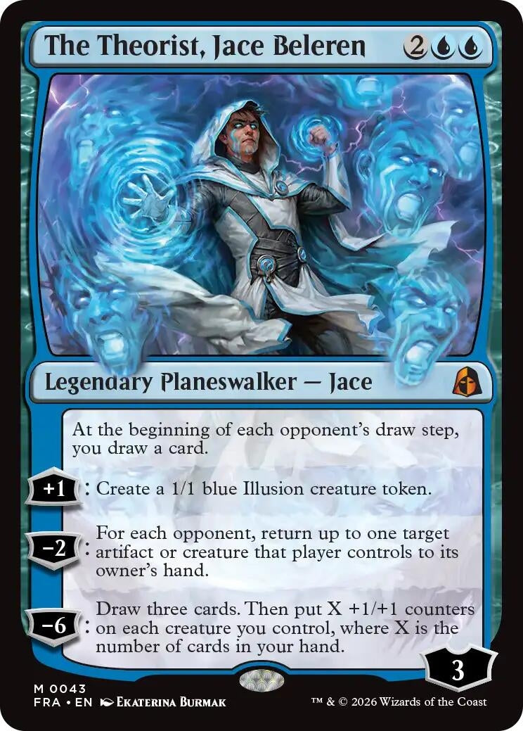 Image for The Theorist, Jace Beleren (43) (Reality Fracture) (FRA) - Magic: The Gathering