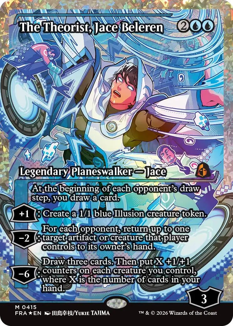 Image for The Theorist, Jace Beleren (Showcase) (Fracture Foil) (415) (Reality Fracture) (FRA) - Magic: The Gathering