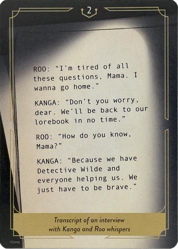 Image for Whispers in the Well Case File Cards (2 of 18) (Whispers in the Well) (10) - Disney Lorcana