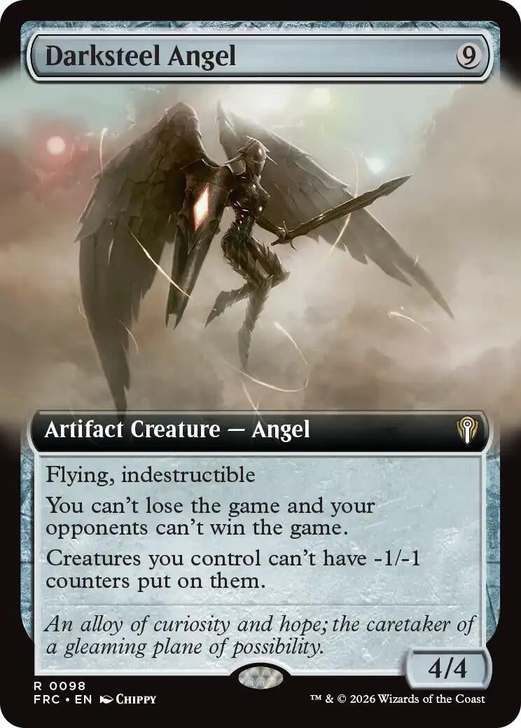 Image for Darksteel Angel (Extended Art) (98) (Commander: Reality Fracture) - Magic: The Gathering