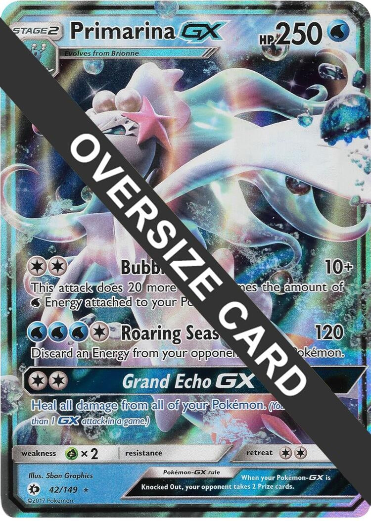 Image for Primarina GX (42/149) (Jumbo Cards) (PR) - Pokemon