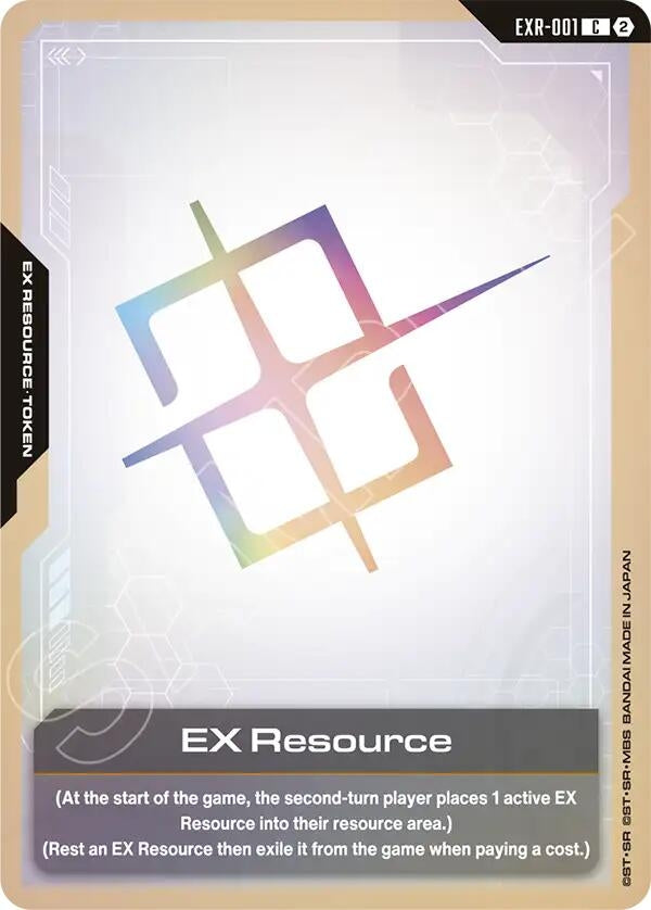 Image for EX Resource (EXR-001) (Deck Build Box Freedom Ascension) (SC01) - Gundam Card Game