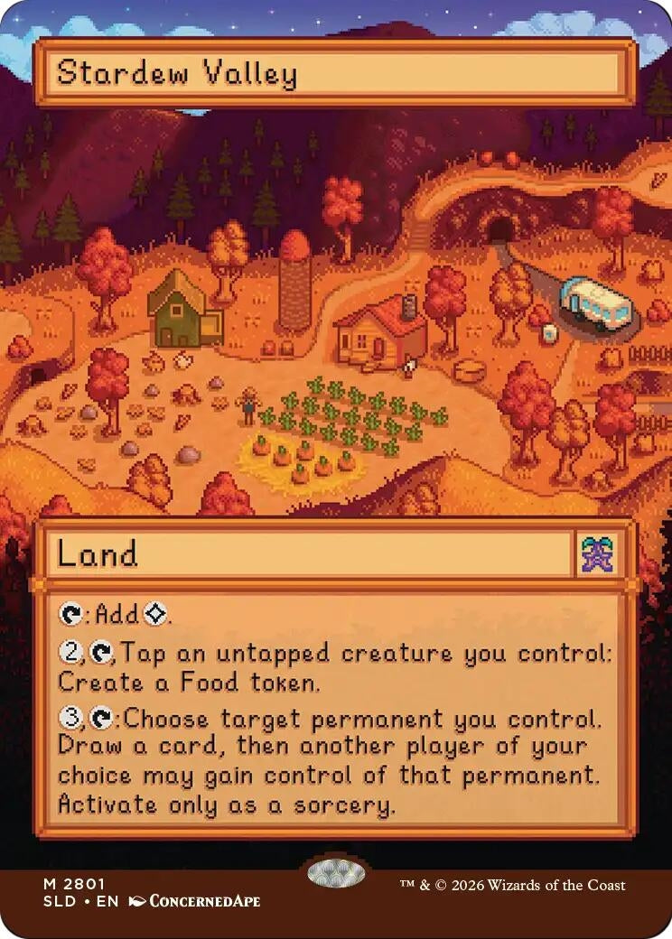 Image for Stardew Valley (2801) (Secret Lair Drop Series) (SLD) - Magic: The Gathering