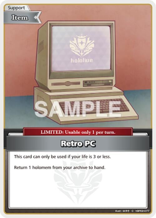 Image for Retro PC (C) (hBP02-077) (SD12: Start Deck: Oshi Advent) (SD012E) - Hololive