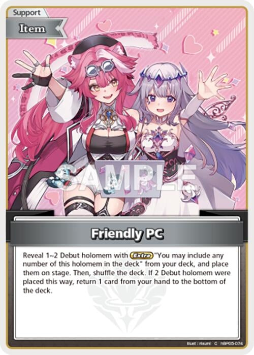 Image for Friendly PC (C) (hBP05-074) (SD12: Start Deck: Oshi Advent) (SD012E) - Hololive