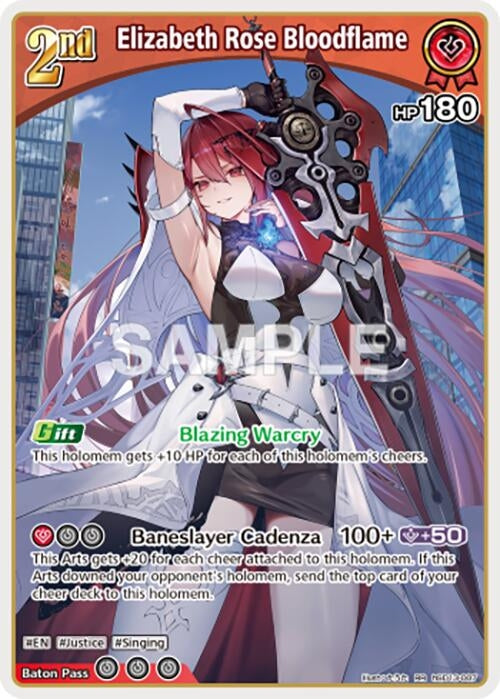 Image for Elizabeth Rose Bloodflame (RR) (hSD13-007) (SD13: Start Deck: Oshi Justice) (SD013E) - Hololive