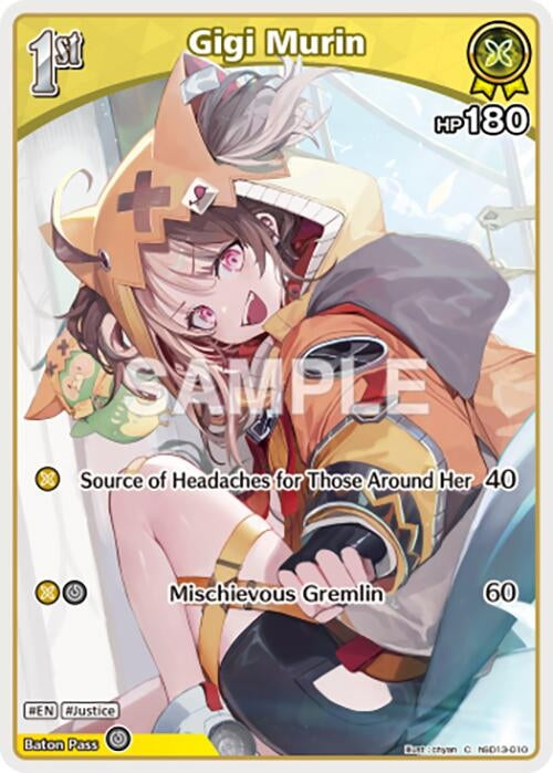 Image for Gigi Murin (C) (hSD13-010) (hSD13-010) (SD13: Start Deck: Oshi Justice) (SD013E) - Hololive