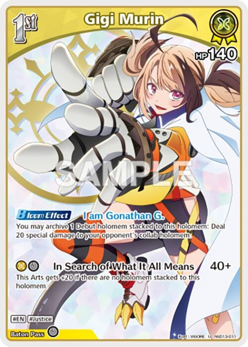 Image for Gigi Murin (U) (hSD13-011) (hSD13-011) (SD13: Start Deck: Oshi Justice) (SD013E) - Hololive