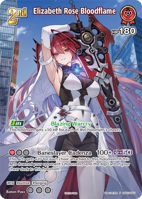 Image for Elizabeth Rose Bloodflame (P) (hSD13-007) (hSD13-007) (hololive OFFICIAL CARD GAME Promos) (hOCGP) - Hololive